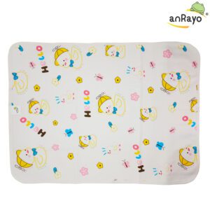 Diaper Changing Mat (Top Layer-100% Cotton)_Hello Duck