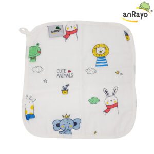 Bamboo Muslin Washcloth (3pcs per pack)_Boy