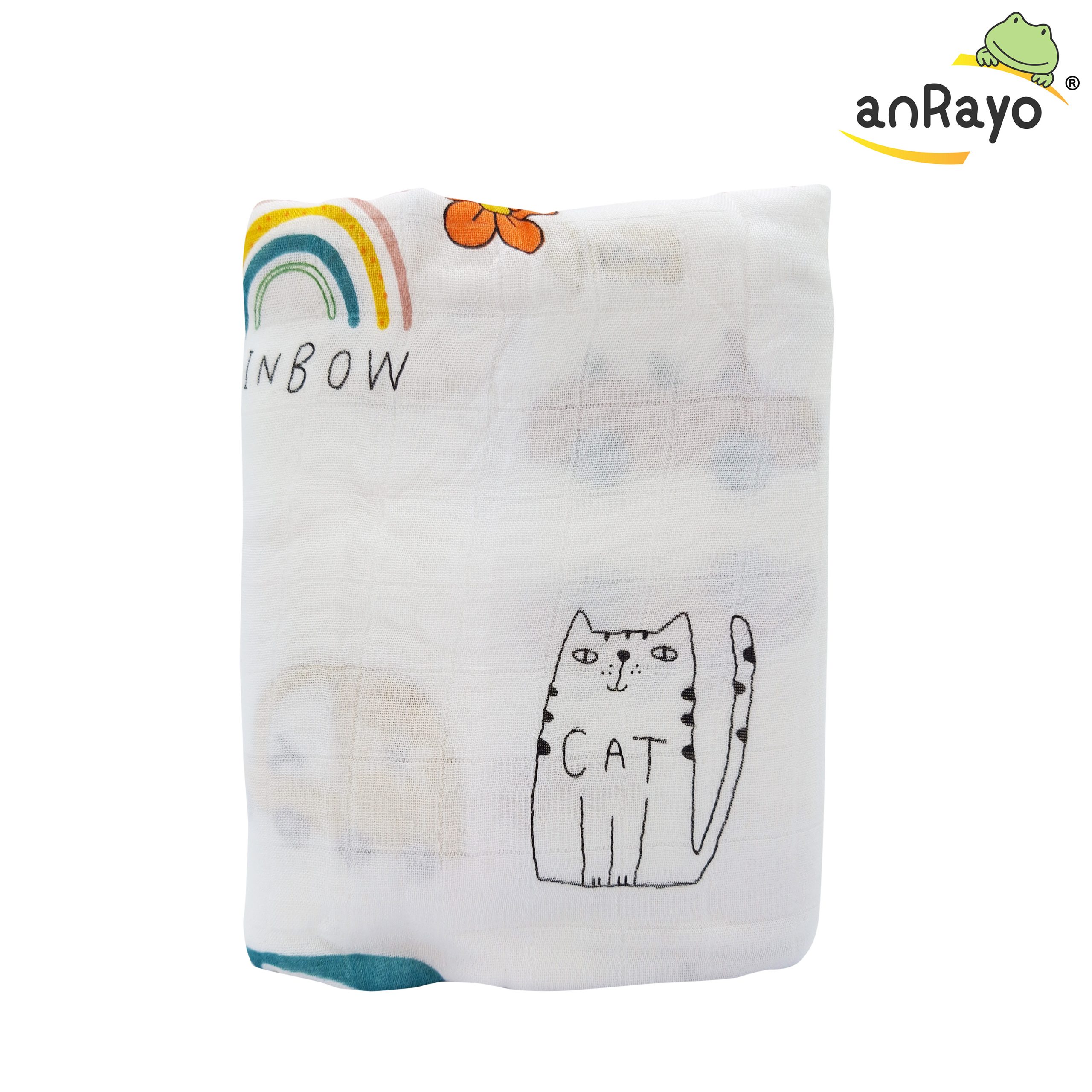 Muslin Swaddle Blanket (100 % Bamboo)_Happy House